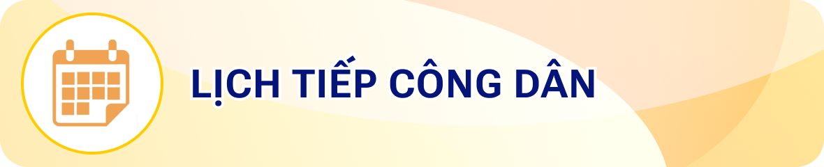 Lịch tiếp công dân